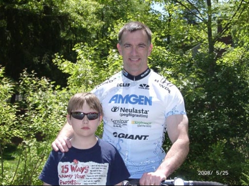 This past August I rode in a charity bike ride!